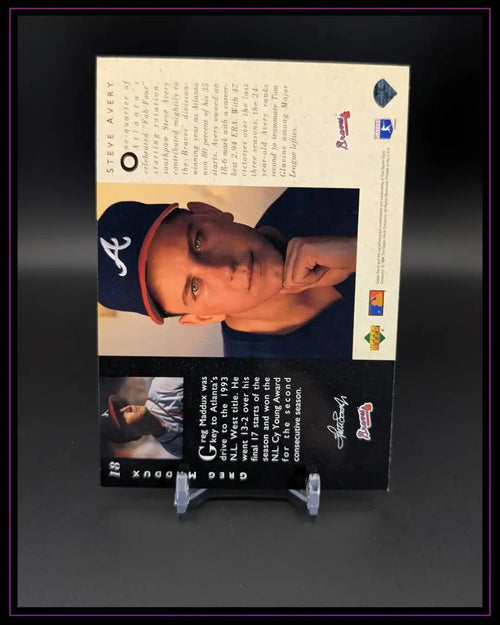 1994 Upper Deck All-Star Jumbos #18 Greg Maddux / Steve Avery PR46800