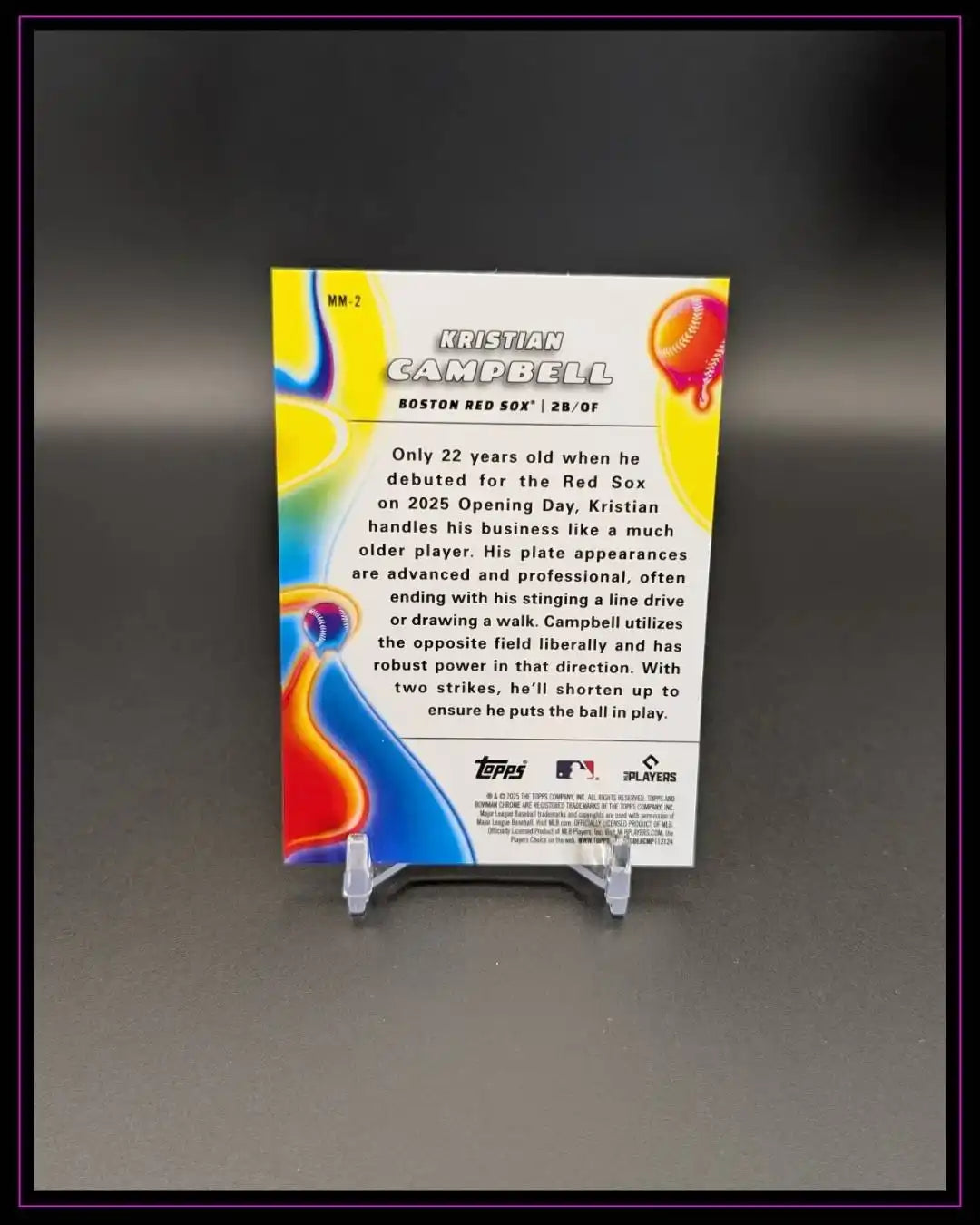 2025 Bowman Chrome #MM-2 Kristian Campbell Melt Mashers