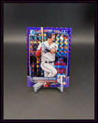 2025 Bowman #BCP-129 Malcolm Moore Prospects Purple Geometric Refractor /250