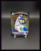 2025 Bowman #BCP-9 Esteban Mejia Chrome Prospects Reptilian Gold Refractor #/50
