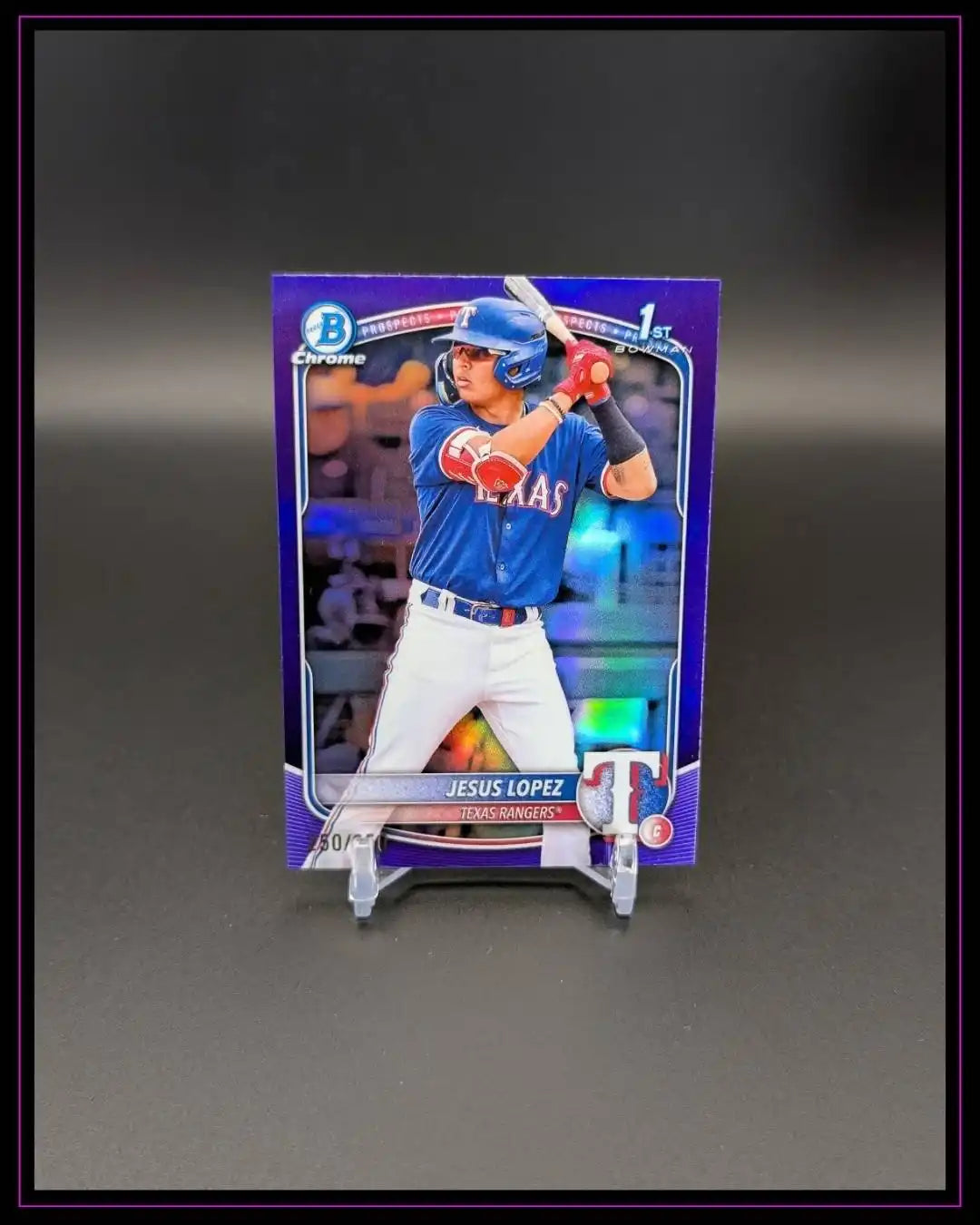 2025 Bowman #BCP-88 Jesus Lopez Chrome Prospects Purple Refractor #/250