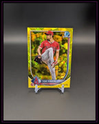 2025 Bowman Chrome Sapphire Edition #5 Yusei Kikuchi Yellow Sapphire #/75