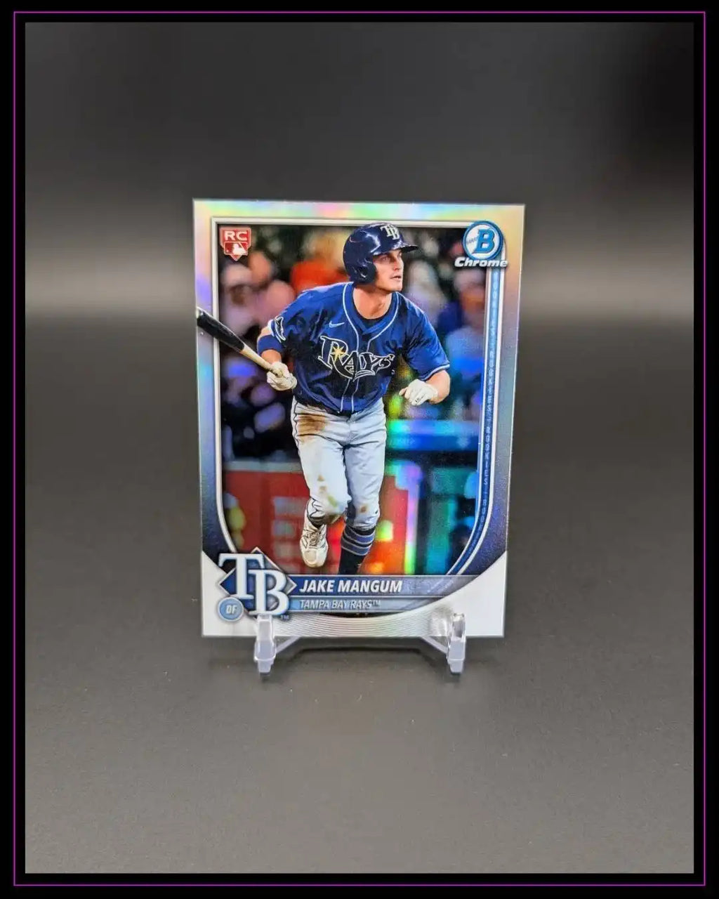 2025 Bowman Chrome #50 Jake Mangum Red Rookie Redemption