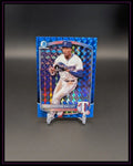 2025 Bowman #BCP-133 Sebastian Walcott Prospects Blue Geometric Refractor /150