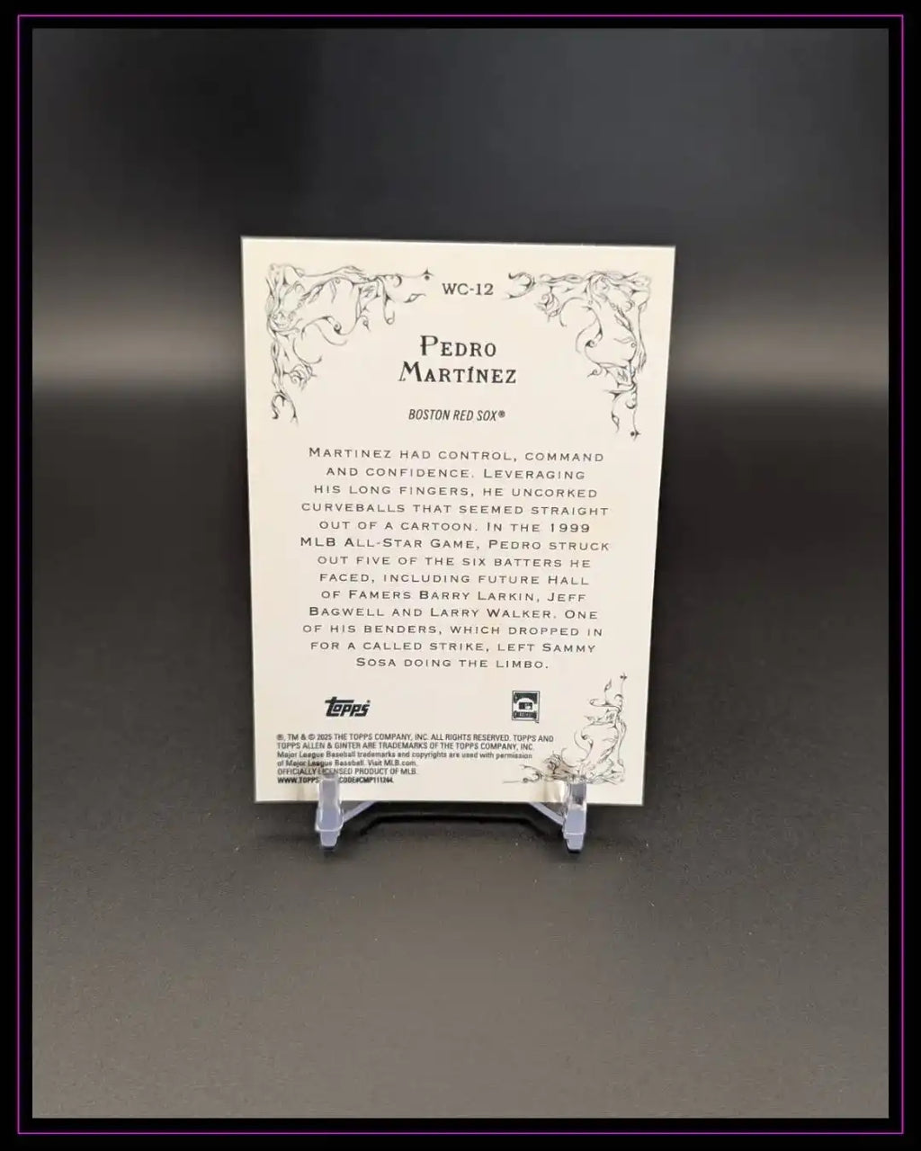 2025 Topps Allen & Ginter #WC-12 Pedro Martinez Wicked Curves