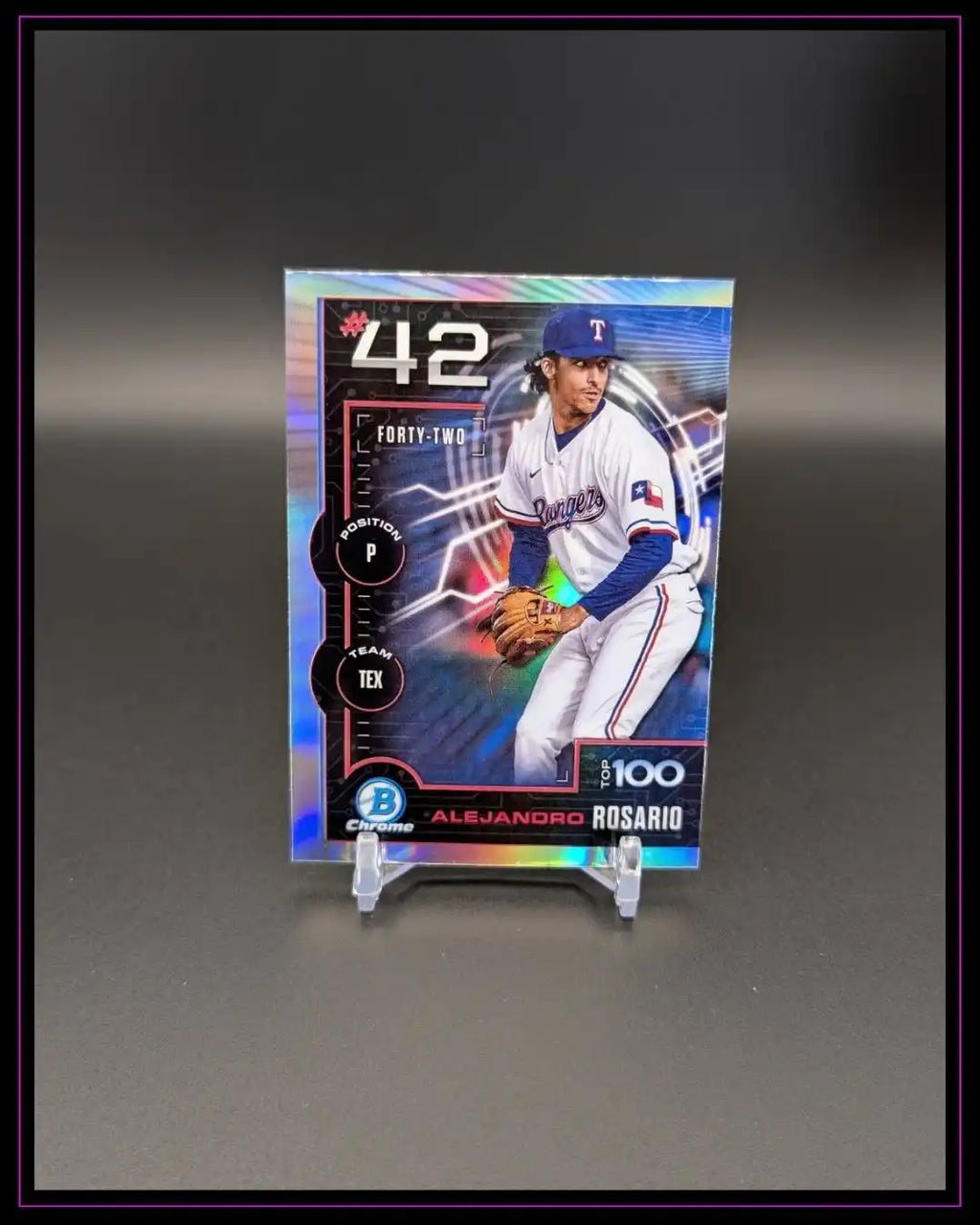 2025 Bowman #BTP-42 Alejandro Rosario Bowman Scouts Top 100