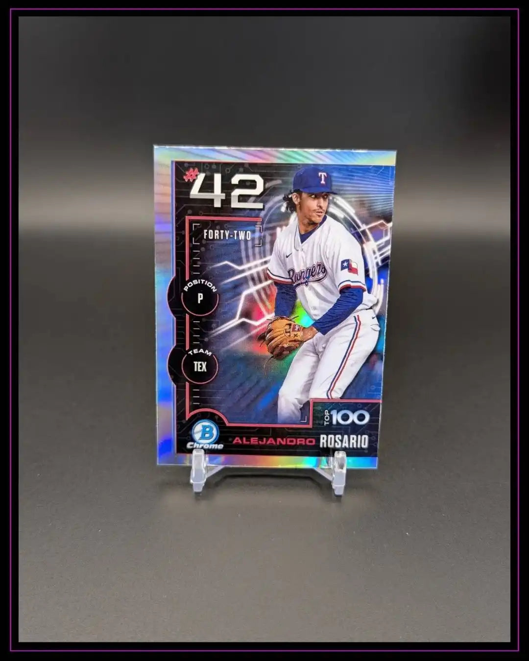 2025 Bowman #BTP-42 Alejandro Rosario Bowman Scouts Top 100
