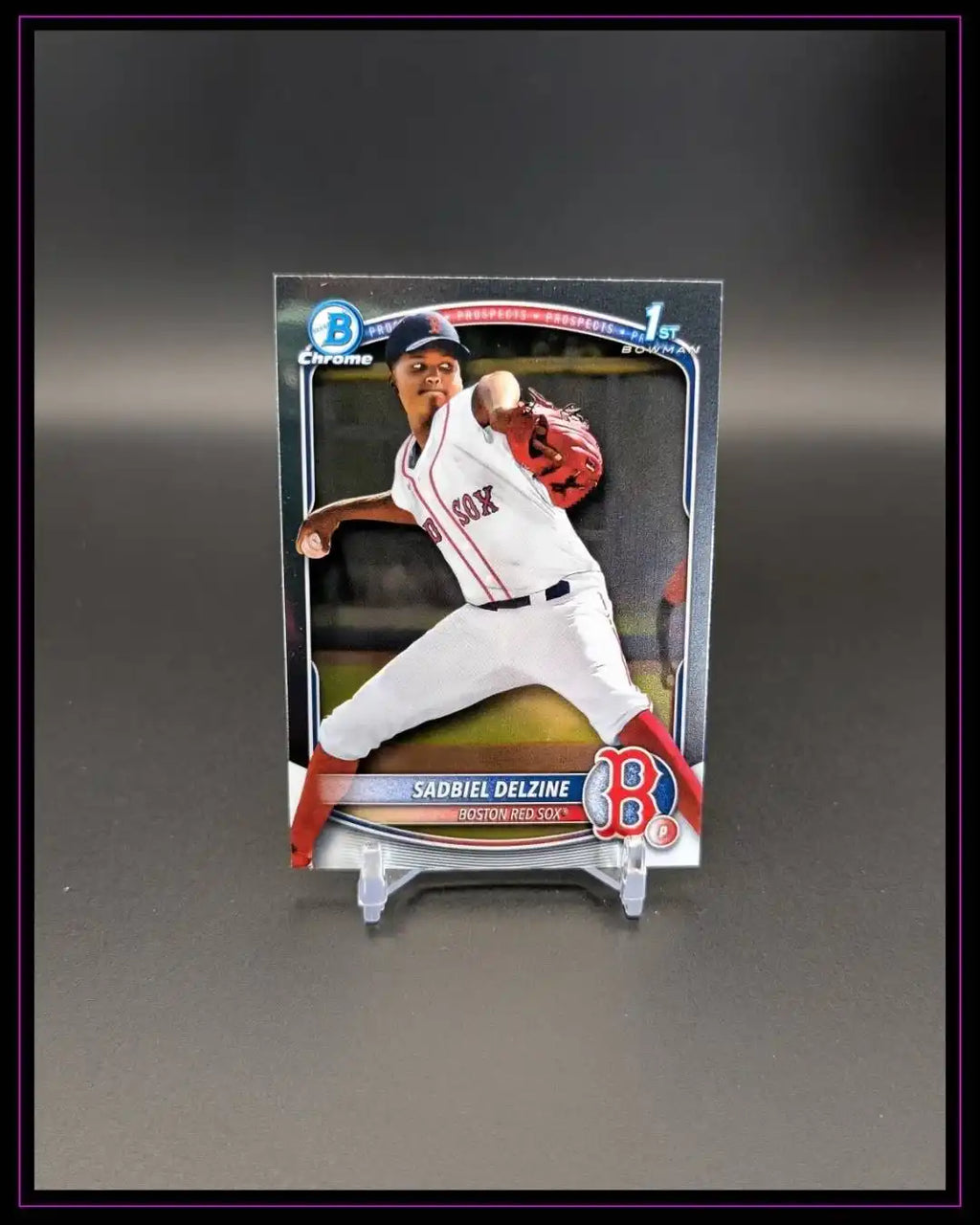 2025 Bowman Chrome #BCP-235 Sadbiel Delzine Prospects
