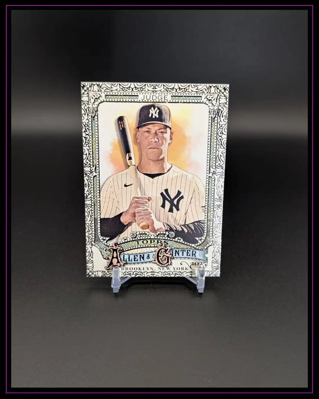 2025 Topps Allen & Ginter #122 Aaron Judge Foil Filagree