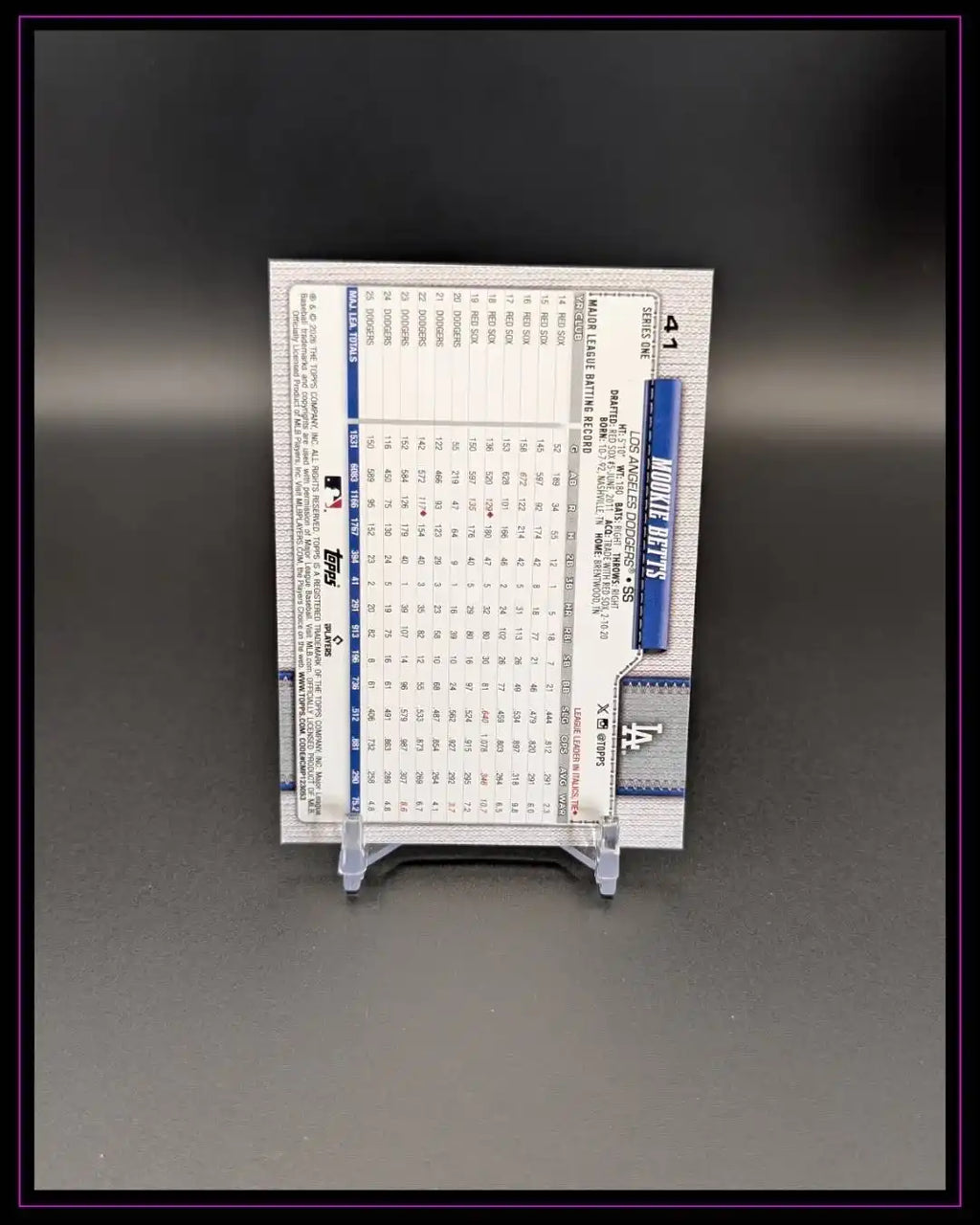 2026 Topps Series 1 #41 Mookie Betts