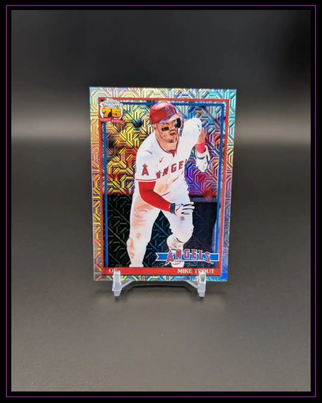 2026 Topps Series 1 #91C-42 Mike Trout 1991 35th Anniversary Mojo