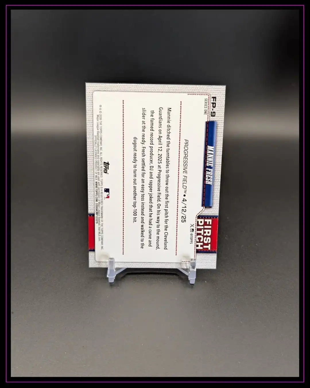 2026 Topps Series 1 #FP-9 Mannie Fresh First Pitch