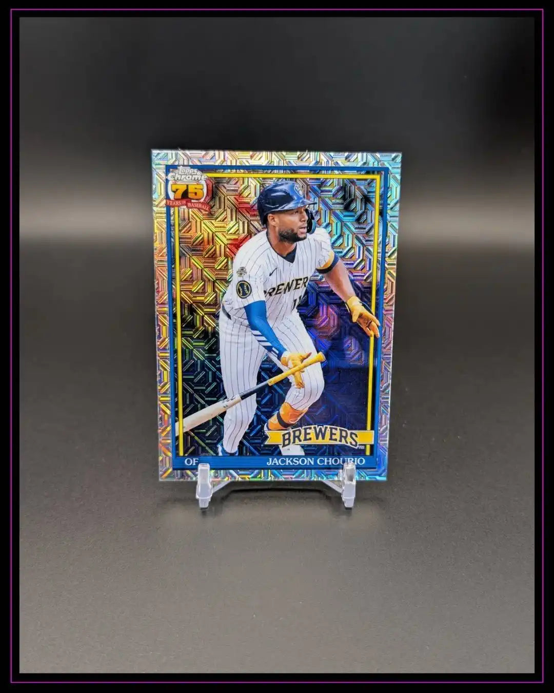 2026 Topps Series 1 #91C-71 Jackson Chourio 1991 35th Anniversary Mojo