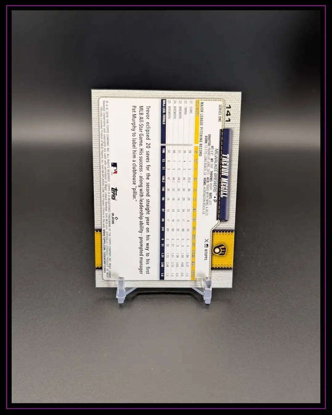 2026 Topps Series 1 #141 Trevor Megill Sandglitter