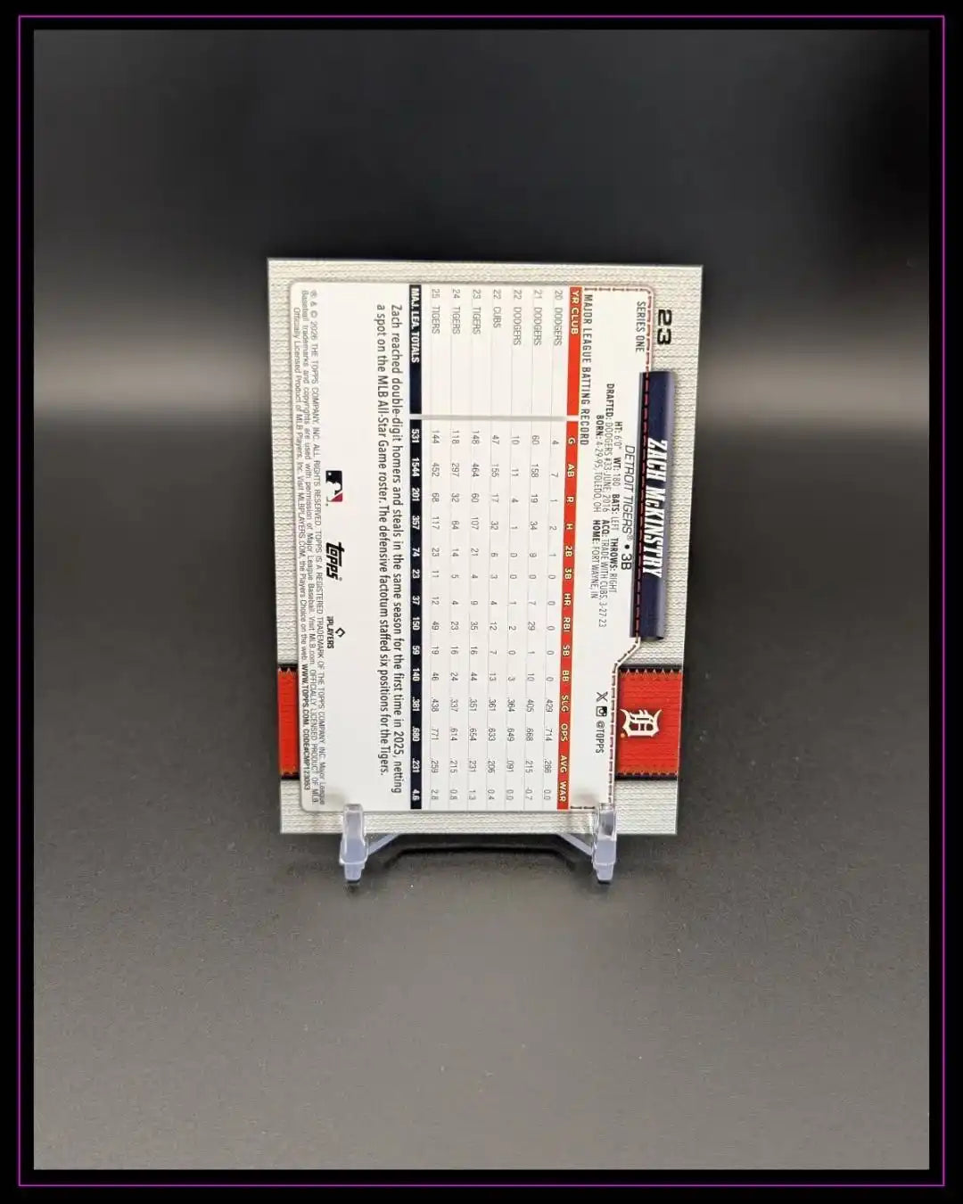 2026 Topps Series 1 #23 Zach McKinstry Sandglitter