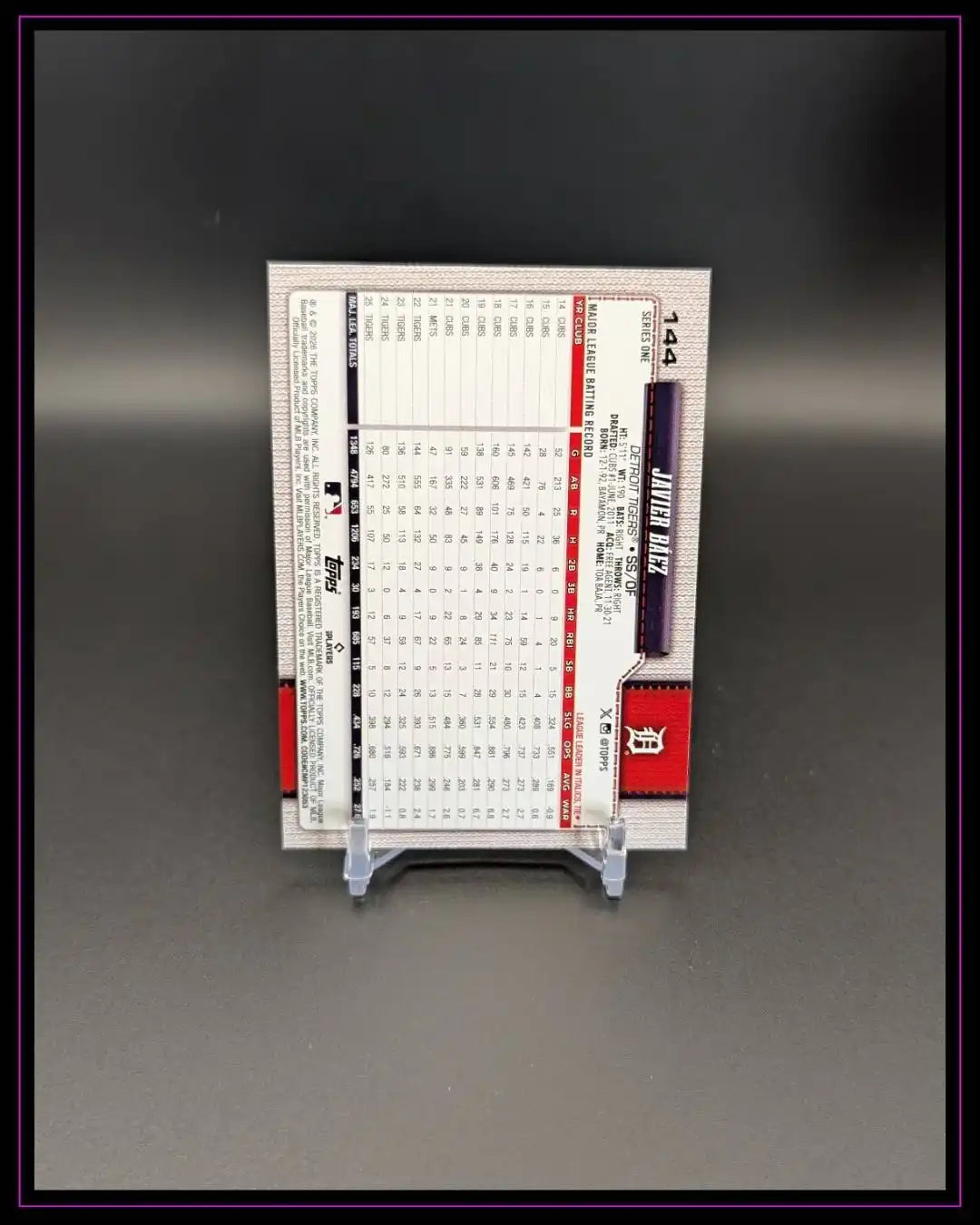 2026 Topps Series 1 #144 Javier Báez Holo Foil