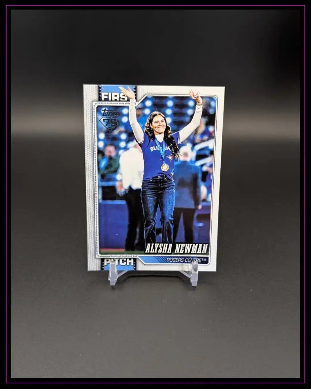 2026 Topps Series 1 #FP-8 Alysha Newman First Pitch