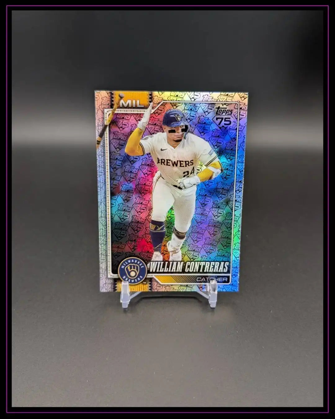 2026 Topps Series 1 #192 William Contreras 75 Years of Topps #/75