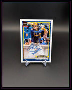 2026 Topps Series 1 #91A-ANT Anthony Seigler 1991 35th Anniversary Auto RC