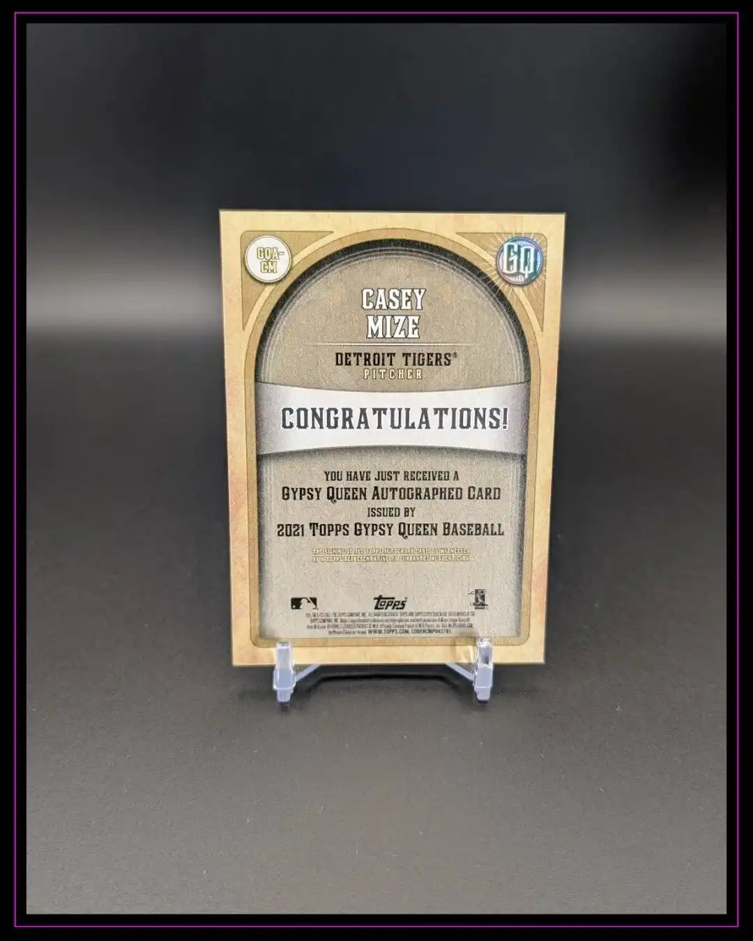 2021 Topps Gypsy Queen #GQA-CM Casey Mize Autographs