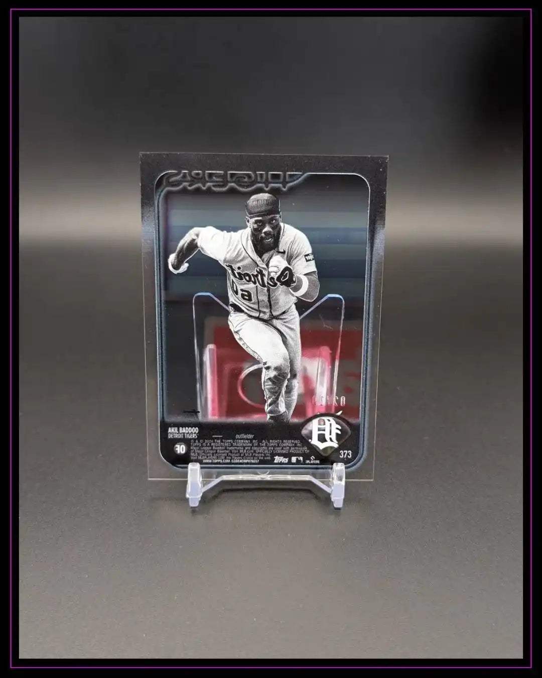 2024 Topps #373 Akil Baddoo Clear #/10