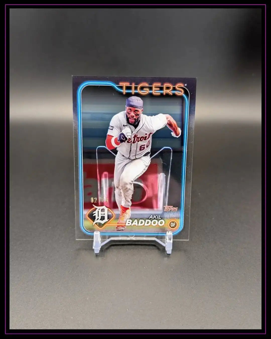 2024 Topps #373 Akil Baddoo Clear #/10