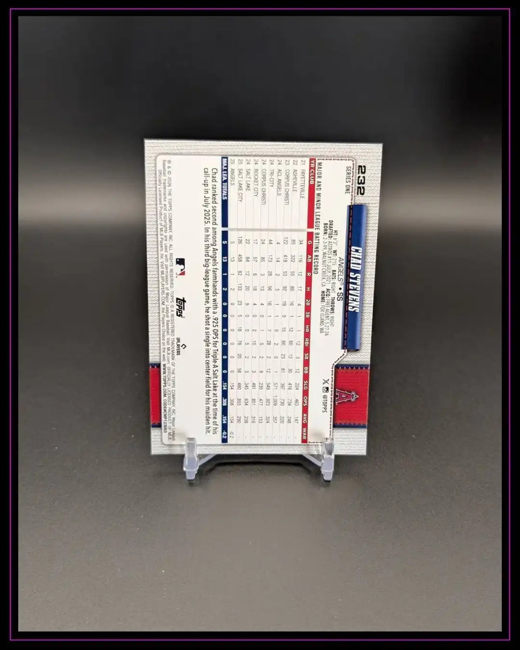 2026 Topps Series 1 #232 Chad Stevens RC