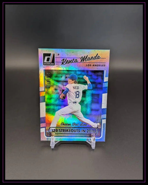 2017 Donruss #109 Kenta Maeda Season Stat Line #/179