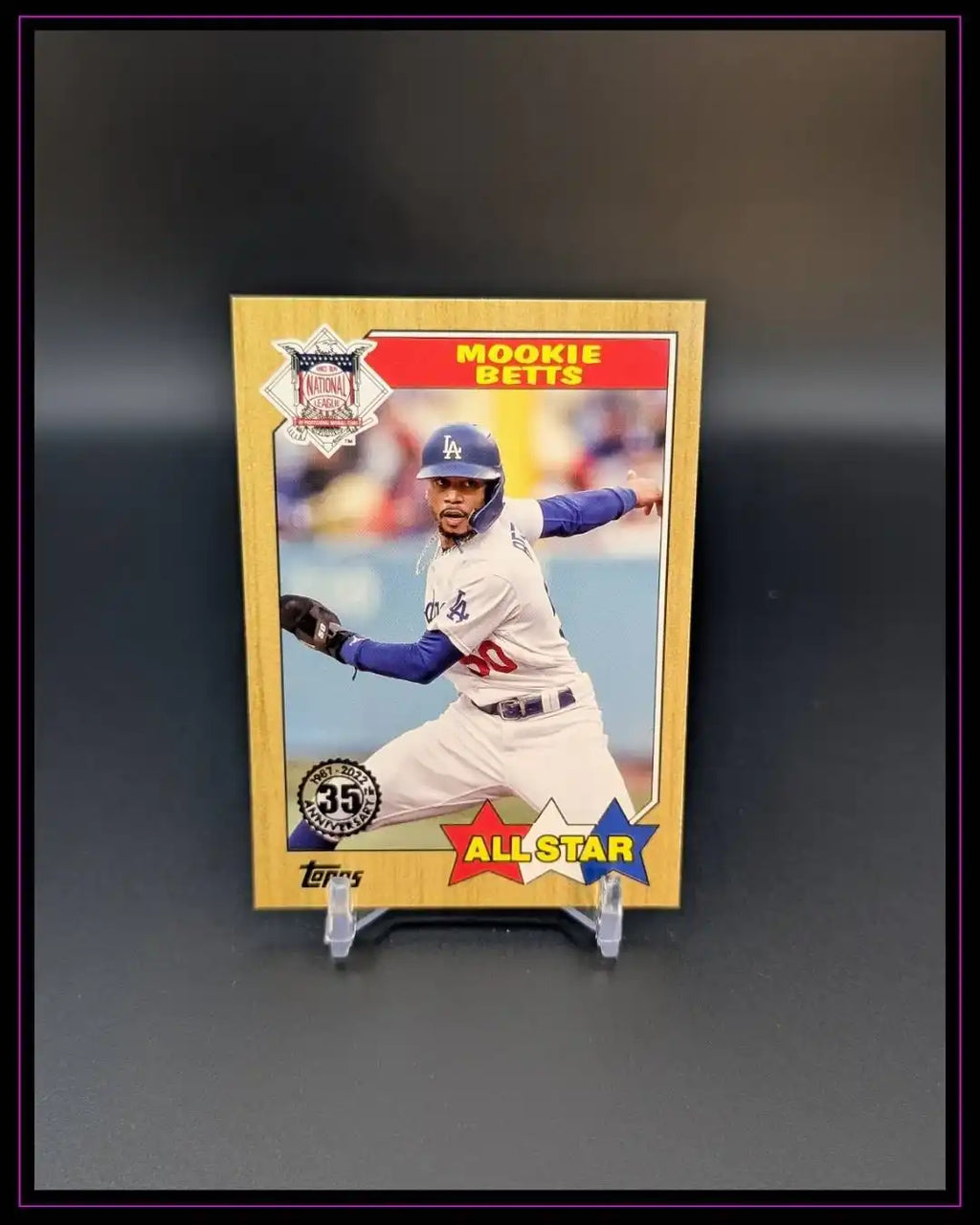 2022 Topps #87AS-38 Mookie Betts 1987 Topps Baseball 35th Anniversary All-Stars