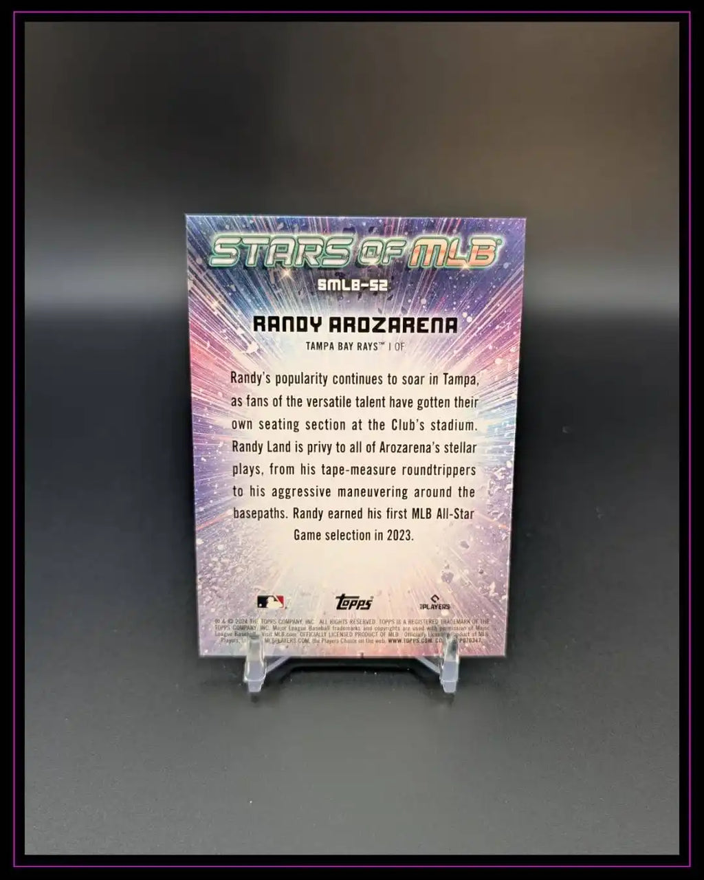 2024 Topps #CSMLB-52 Randy Arozarena Stars of MLB Chrome