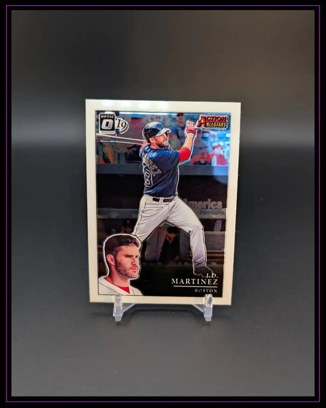 2019 Donruss Optic #AA-14 J.D. Martinez Action Allstars Holo