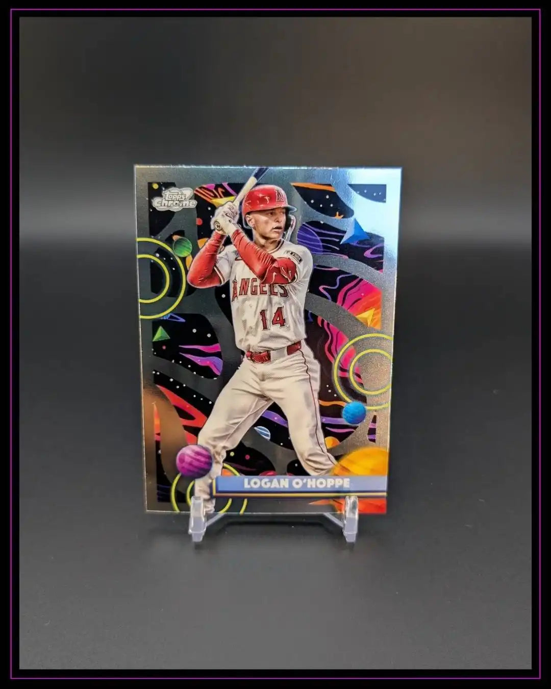 2025 Topps Chrome Cosmic #161 Logan O'Hoppe