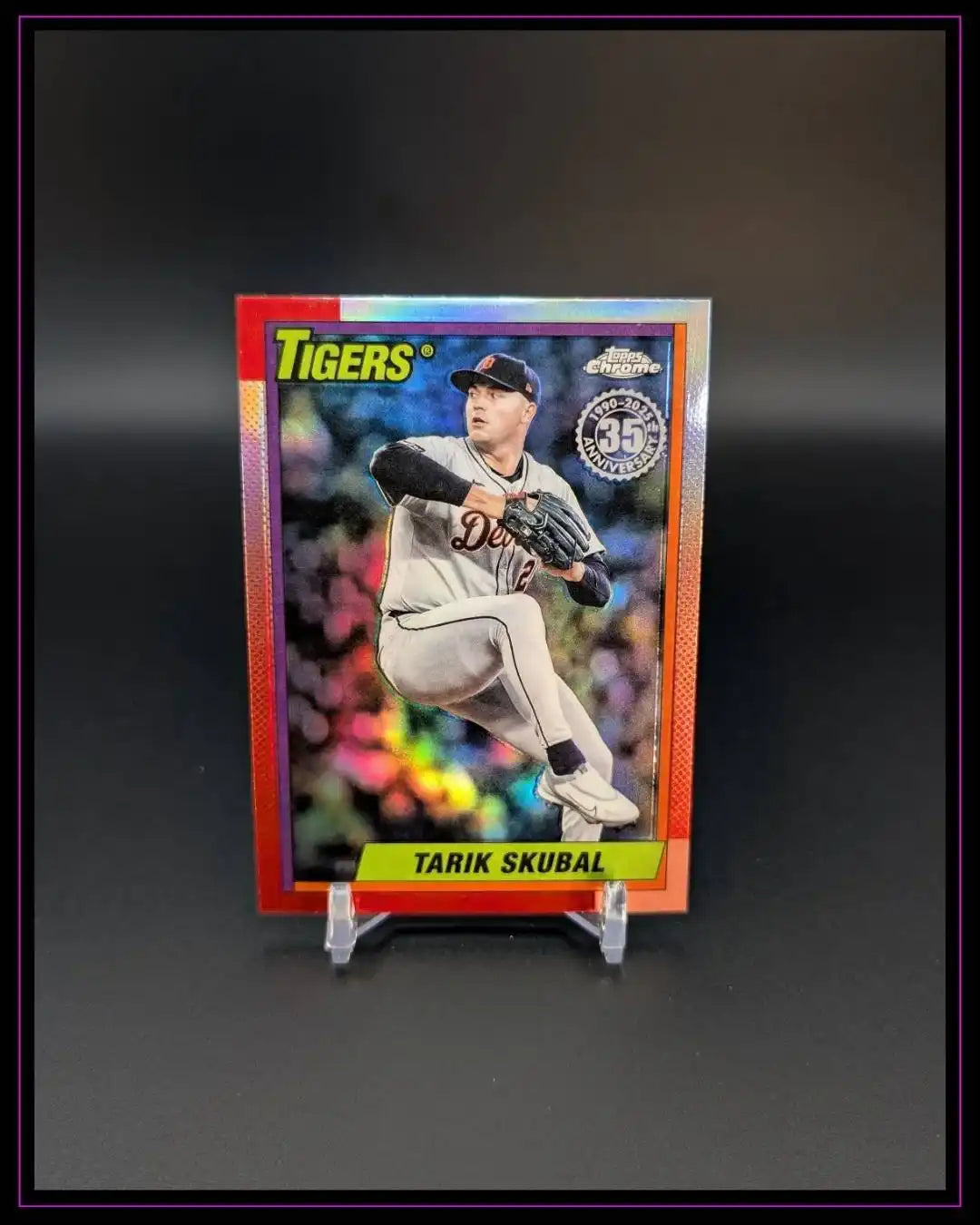 2025 Topps Chrome Update #90CU-10 Tarik Skubal 1990 Topps Chrome