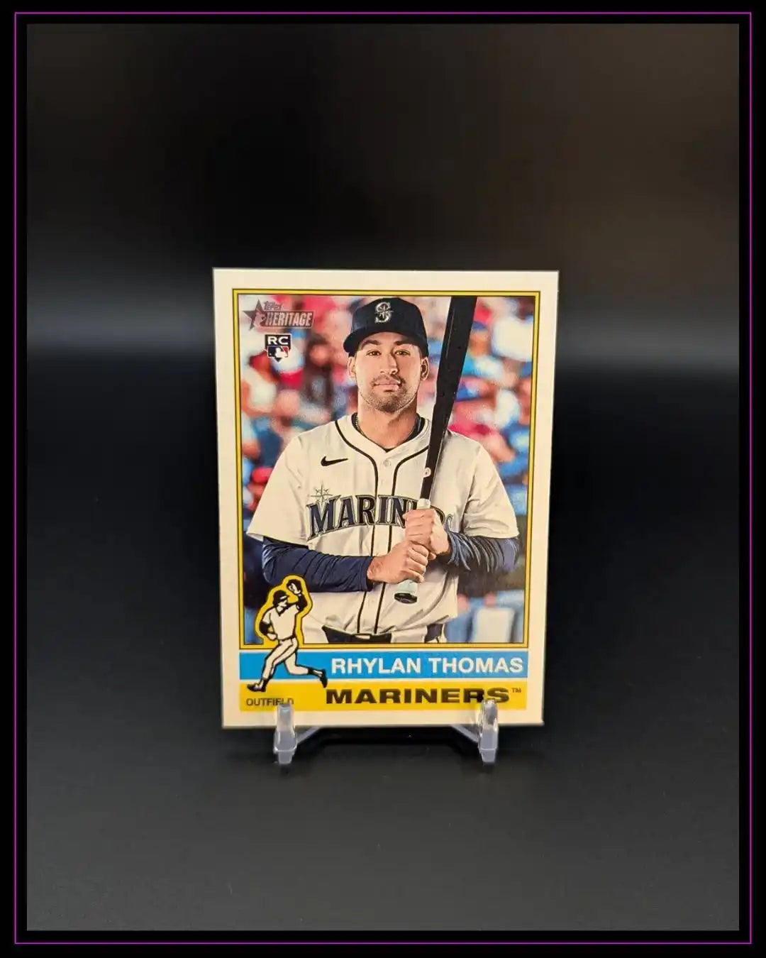 2025 Topps Heritage #543 Rhylan Thomas RC