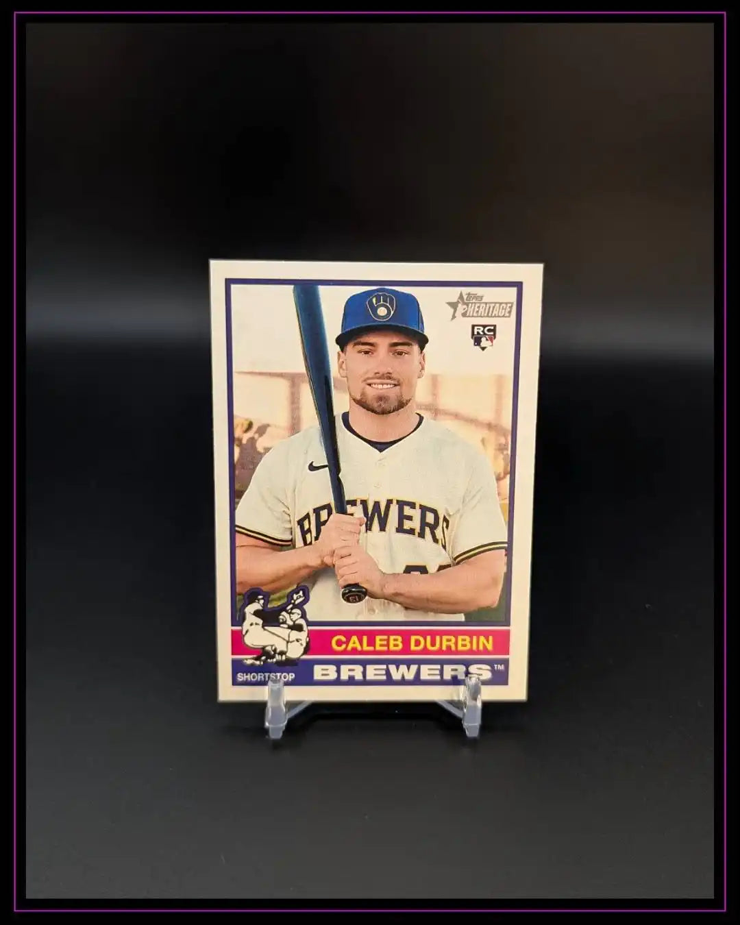 2025 Topps Heritage #539 Caleb Durbin RC