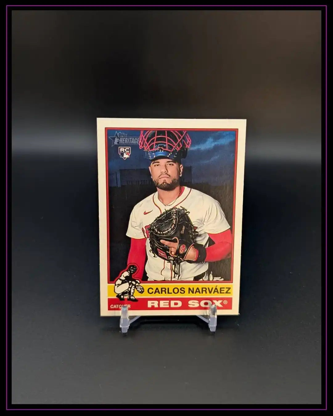 2025 Topps Heritage #691 Carlos Narváez RC