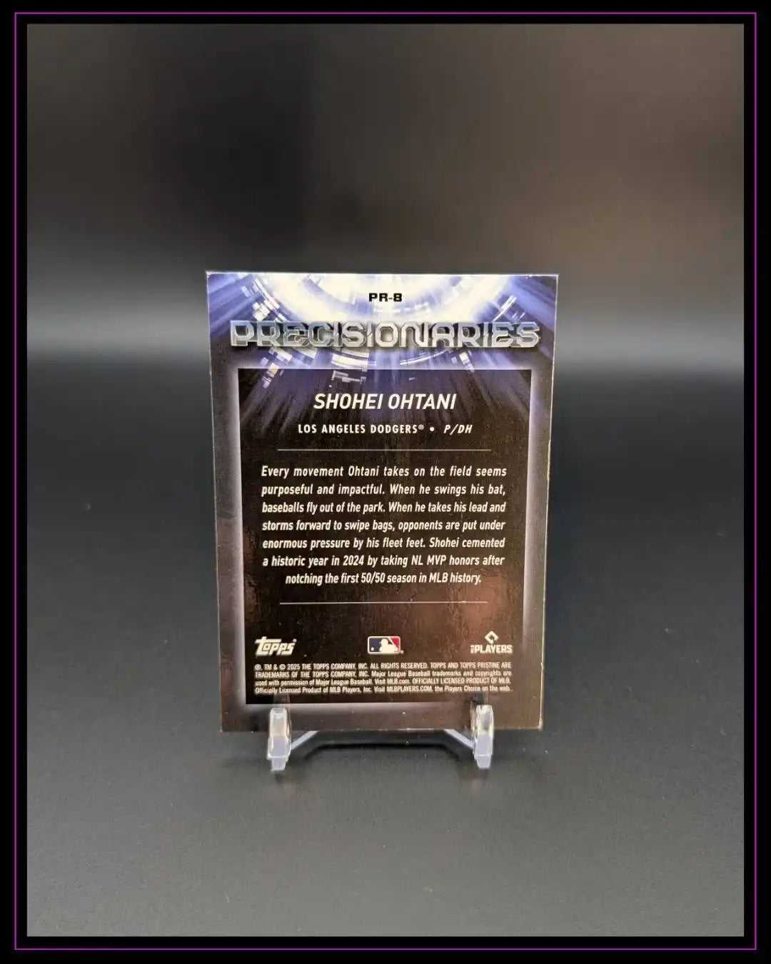 2025 Topps Pristine #PR-8 Shohei Ohtani Precisionaries