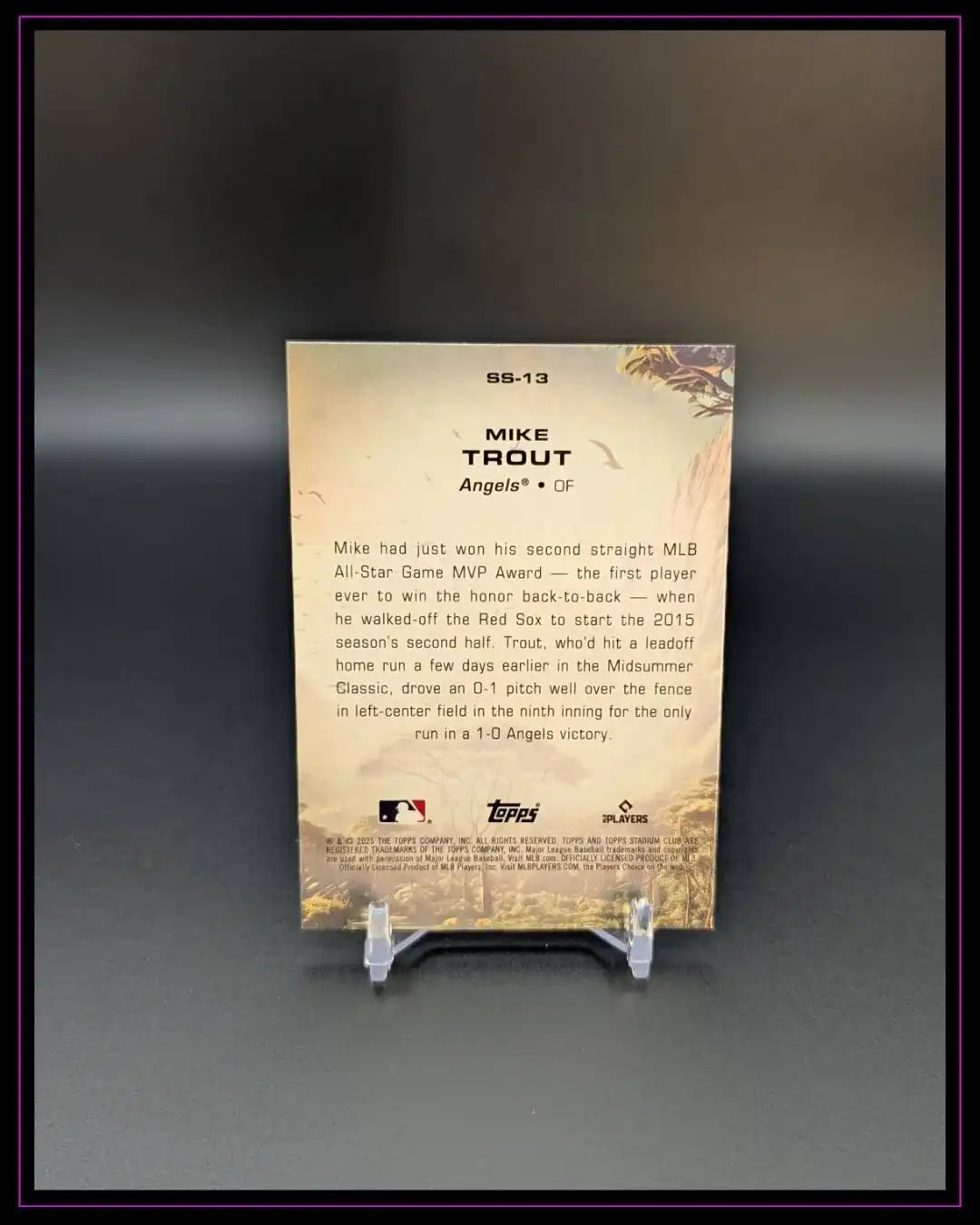 2025 Stadium Club #SS-13 Mike Trout Savage Sluggers