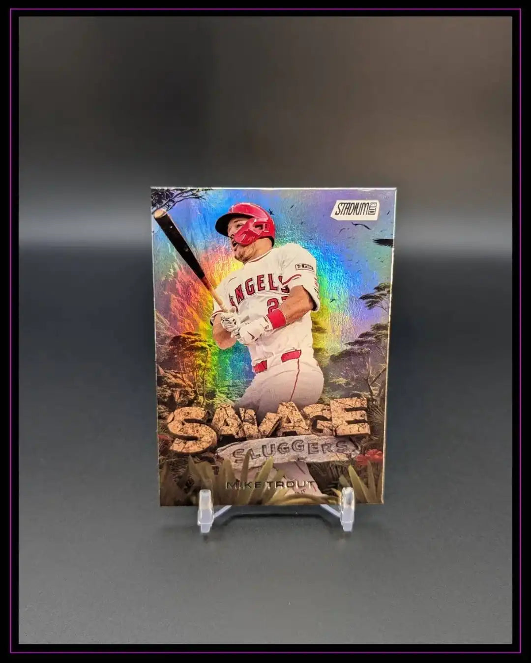 2025 Stadium Club #SS-13 Mike Trout Savage Sluggers