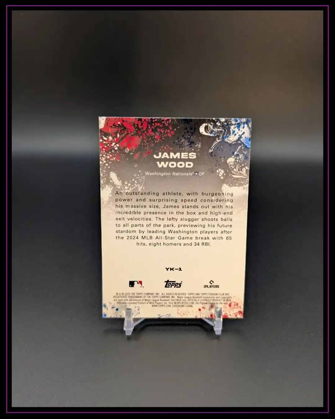 2025 Stadium Club #YK-1 James Wood Yours for the Taking