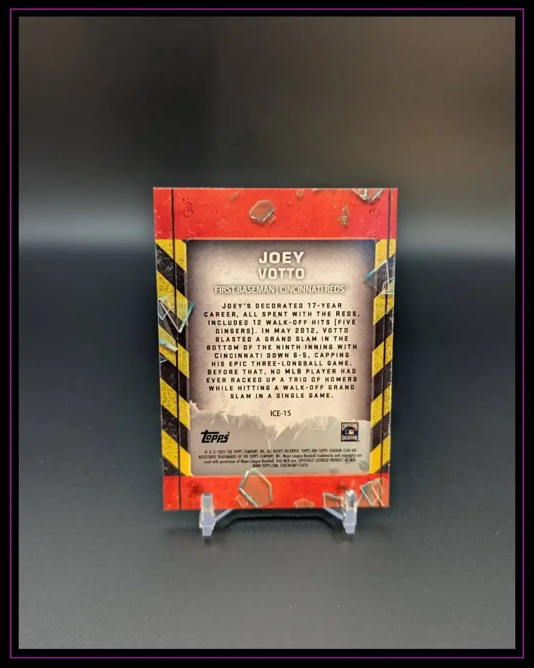 2025 Stadium Club #ICE-15 Joey Votto In Case of Emergency