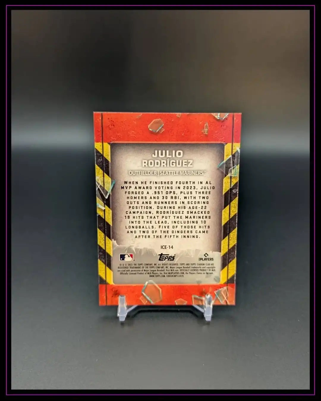 2025 Stadium Club #ICE-14 Julio Rodríguez In Case of Emergency