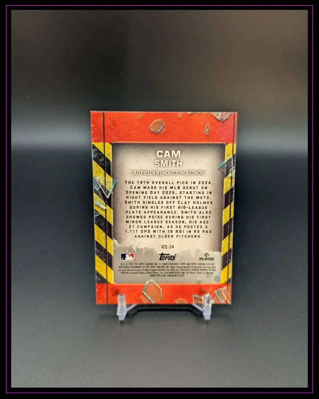 2025 Stadium Club #ICE-24 Cam Smith In Case of Emergency