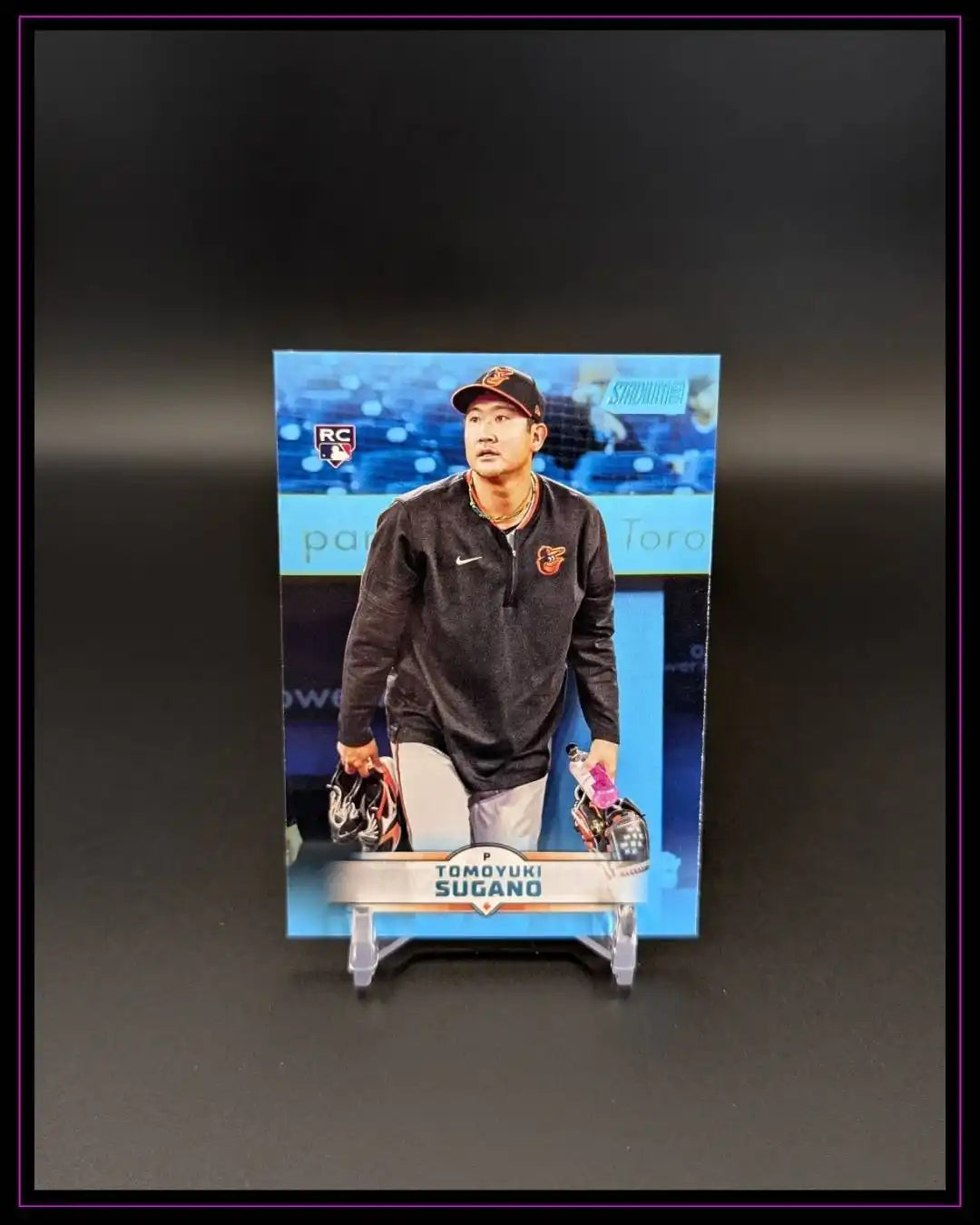 2025 Stadium Club #8 Tomoyuki Sugano Light Blue Foil RC