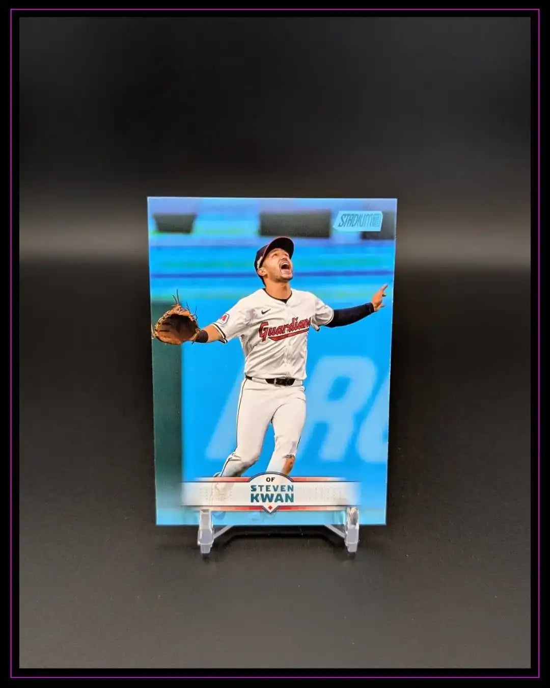 2025 Stadium Club #56 Steven Kwan Light Blue Foil