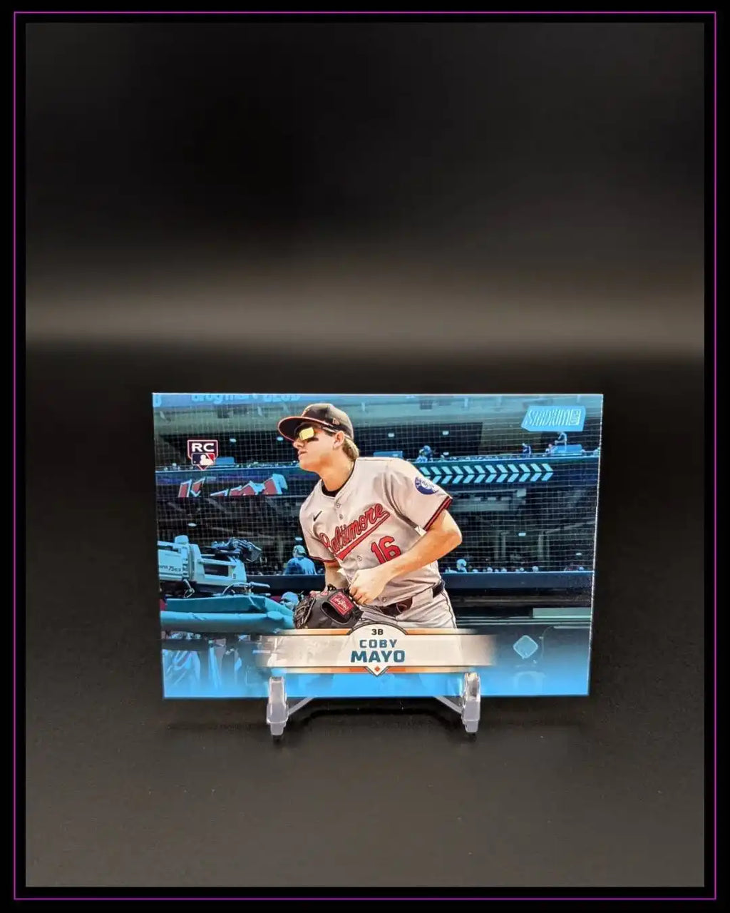 2025 Stadium Club #62 Coby Mayo Light Blue Foil RC