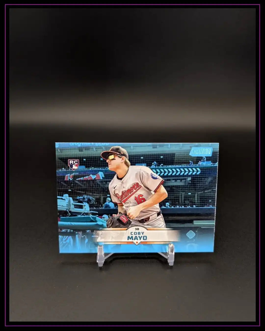 2025 Stadium Club #62 Coby Mayo Light Blue Foil RC