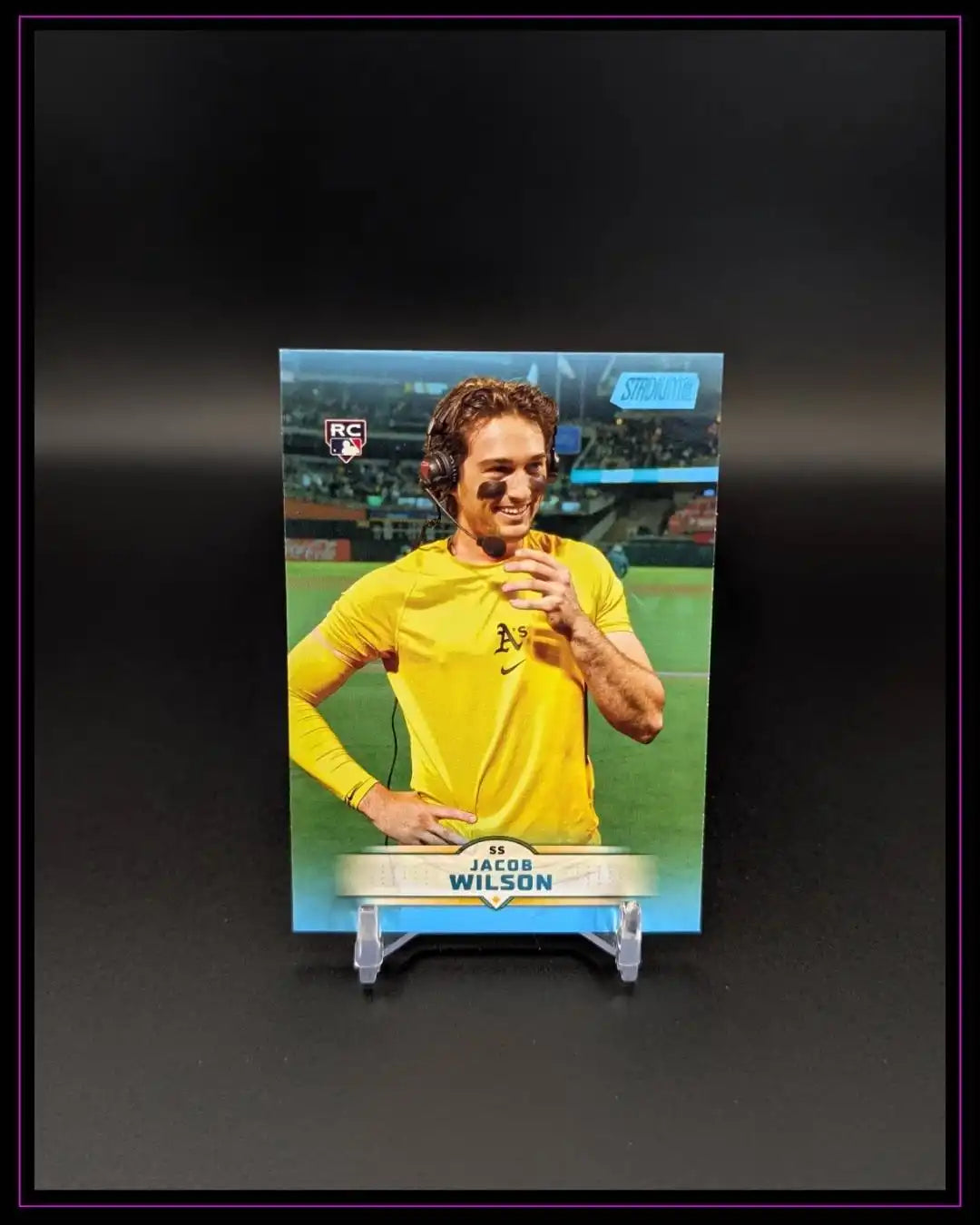 2025 Stadium Club #33 Jacob Wilson Light Blue Foil RC