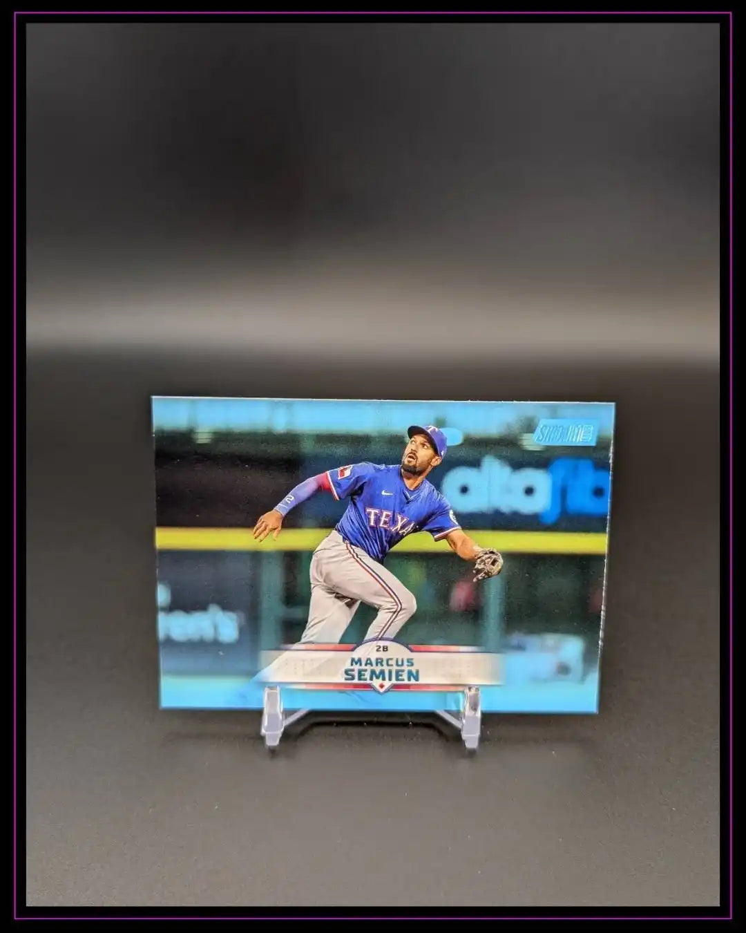 2025 Stadium Club #137 Marcus Semien Light Blue Foil