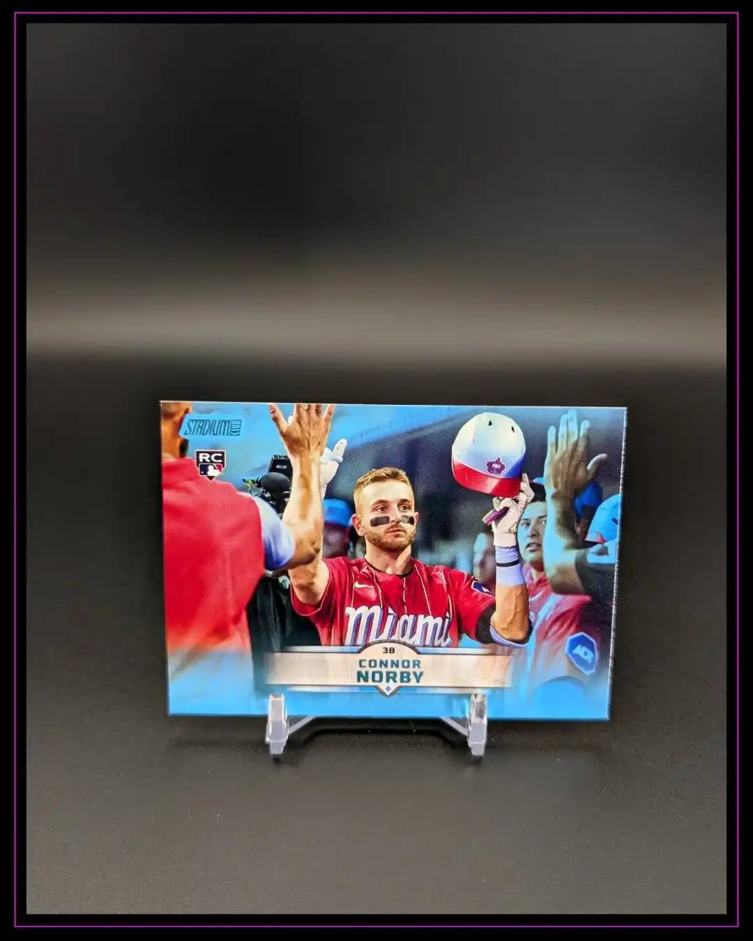 2025 Stadium Club #149 Connor Norby Light Blue Foil RC